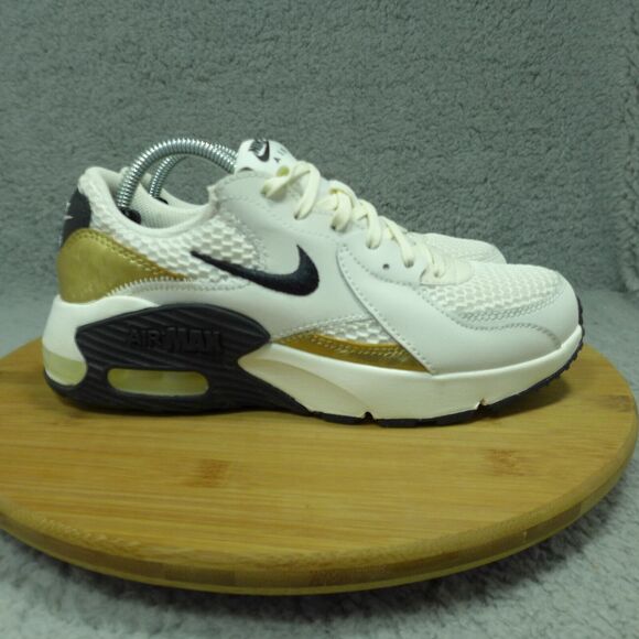 Nike Air Max Excee Phantom Metallic Gold Sneaker Woman's Size 6 Shoes DZ2619-001 - Picture 2 of 10